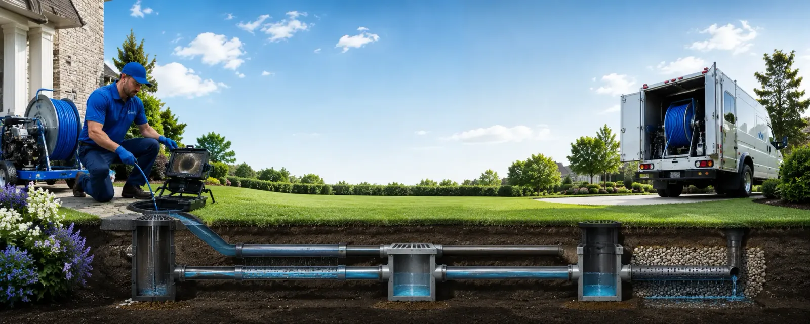 Outdoor drain cleaning information for Batesland, SD